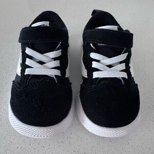 Vans Kids Black and White Sneakers